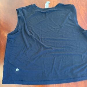 Lululemon Black Muscle Tank